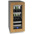 U-Line HBV515 15" Beverage Center Reversible Hinge Integrated Frame Beverage Centers UHBV515-IG01A Wine Coolers Empire