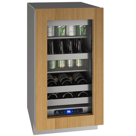 U-Line HBV518 18" Beverage Center Reversible Hinge Integrated Frame Beverage Centers UHBV518-IG01A Wine Coolers Empire