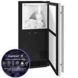 U-Line HCL115 / HCP115 15" Clear Ice Machine Reversible Hinge 115v Ice Makers Wine Coolers Empire