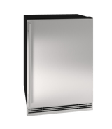 U-Line HFZ124 24" Convertible Freezer Reversible Hinge 115v Freezers UHFZ124-SS01B Wine Coolers Empire