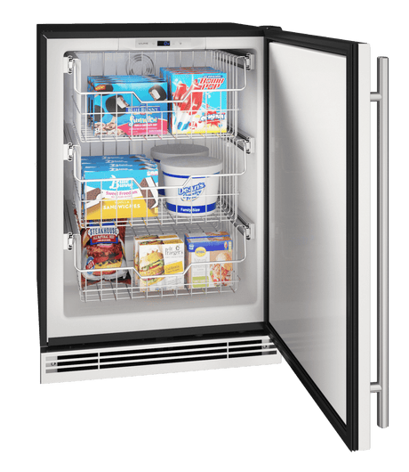 U-Line HFZ124 24" Convertible Freezer Reversible Hinge 115v Freezers Wine Coolers Empire