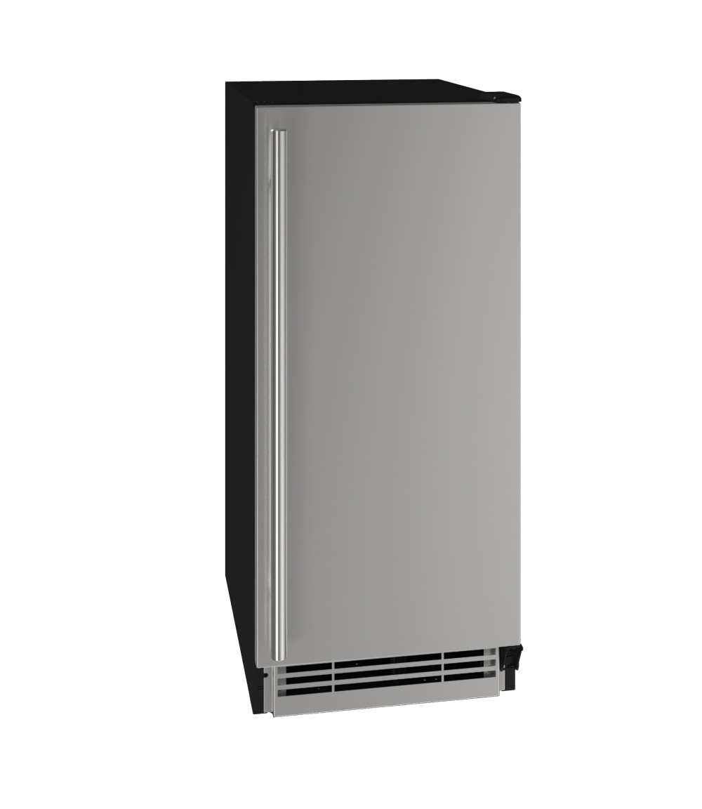 U-Line HRE115 15" Solid Refrigerator Reversible Hinge 115v Refrigerators UHRE115-SS01A Wine Coolers Empire