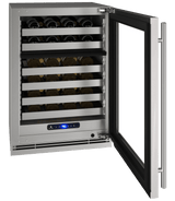 U-Line HWD524 24" Dual-Zone Wine Refrigerator Reversible Hinge Wine Coolers Wine Coolers Empire