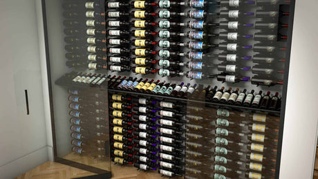 Ultra Wine Racks - Display Rows 3FT (12 Bottles) Display Rows 3FT-DISPLAY-BLK Wine Coolers Empire