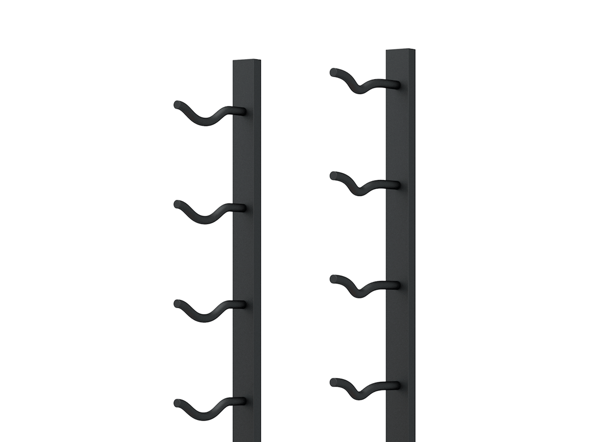Ultra Wine Racks E-Series 1-4Ft Wall Rails Metal Wine Rack Wall Rails Wine Coolers Empire