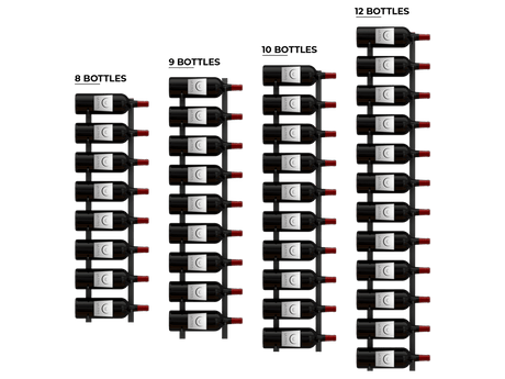 Ultra Wine Racks E-Series Magnum Wall Rails Metal Wine Rack Wall Rails Wine Coolers Empire