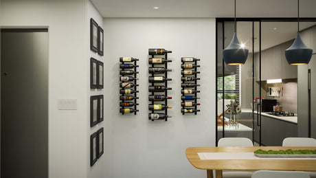 Ultra Wine Racks E-Series Magnum Wall Rails Metal Wine Rack Wall Rails Wine Coolers Empire