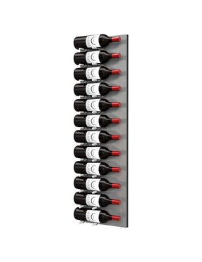 Ultra Wine Racks - Fusion HZ Label-Out Wine Wall Alumasteel (4 Foot) Wine Walls FW-AL-HZ-4-1D-BA Wine Coolers Empire