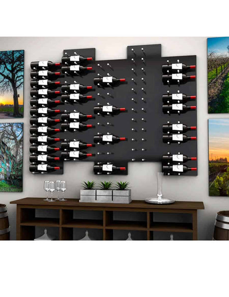 Ultra Wine Racks - Fusion HZ Label-Out Wine Wall Alumasteel (4 Foot) Wine Walls Wine Coolers Empire
