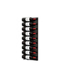 Ultra Wine Racks - Fusion HZ Label-Out Wine Wall Black Acrylic (3 Foot) Wine Walls FW-BK-HZ-3-1D-BA Wine Coolers Empire