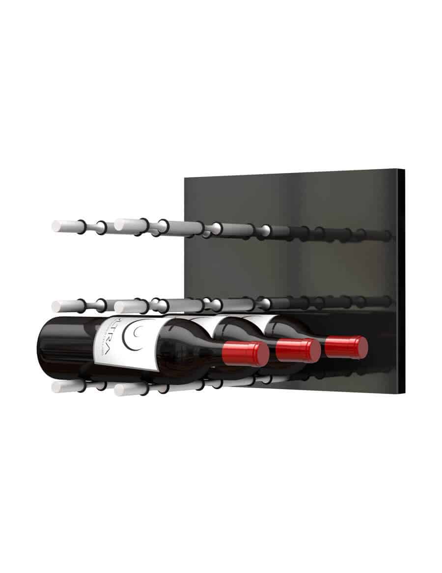 Ultra Wine Racks - Fusion Panels HZ Black (3 to 9 Bottles) Wine Panels Wine Coolers Empire