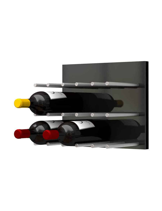 Ultra Wine Racks - Fusion Panels Straight Black Acrylic (9 Bottles) Wine Panels Wine Coolers Empire