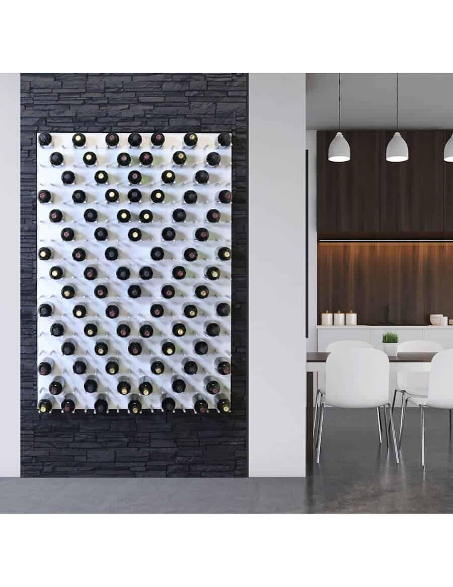 Ultra Wine Racks - Fusion Panels Straight Black Acrylic (9 Bottles) Wine Panels Wine Coolers Empire