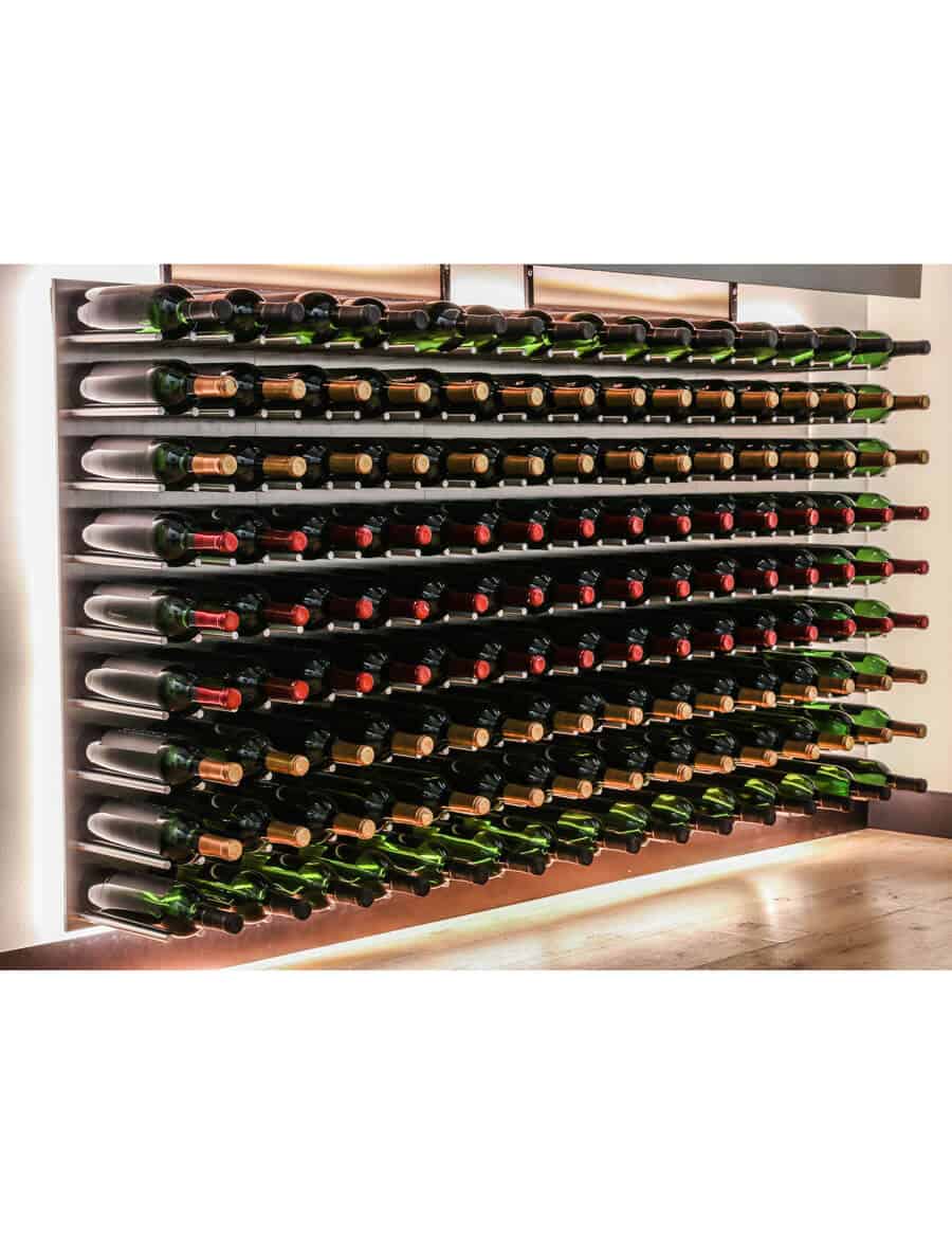 Ultra Wine Racks - Fusion Straight Cork Out Wine Wall Alumasteel (4 Foot) Wine Walls Wine Coolers Empire