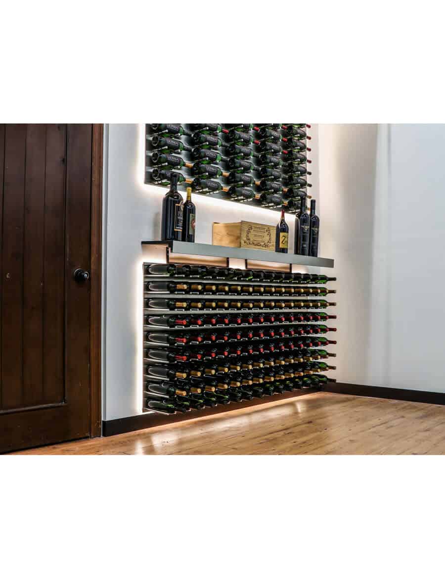 Ultra Wine Racks - Fusion Straight Cork Out Wine Wall Alumasteel (4 Foot) Wine Walls Wine Coolers Empire