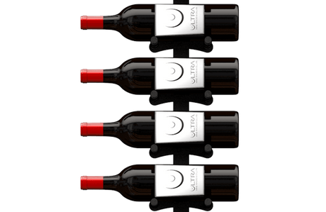 Ultra Wine Racks HZ Minimalist 120 Bottles 2-Sided Display Wine Racks MS-BLK-2SD-3D-HZ Wine Coolers Empire