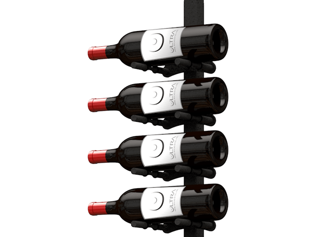 Ultra Wine Racks HZ Minimalist 20 Bottles Wine Rack Display Wine Racks MS-BLK-1SD-1D-HZ Wine Coolers Empire