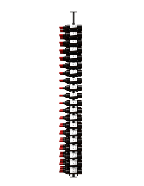 Ultra Wine Racks HZ Minimalist 80 Bottles 2-Sided Display Wine Racks MS-BLK-2SD-2D-HZ Wine Coolers Empire