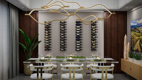 Ultra Wine Racks Max Reveal Label-Out Wall Rails Metal Wine Rack (1–4 ft) Wall Rails Wine Coolers Empire