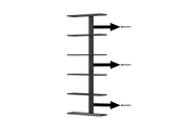 Ultra Wine Racks Max Reveal Label-Out Wall Rails Metal Wine Rack (1–4 ft) Wall Rails Wine Coolers Empire