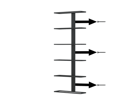 Ultra Wine Racks Max Reveal Label-Out Wall Rails Metal Wine Rack (1–4 ft) Wall Rails Wine Coolers Empire