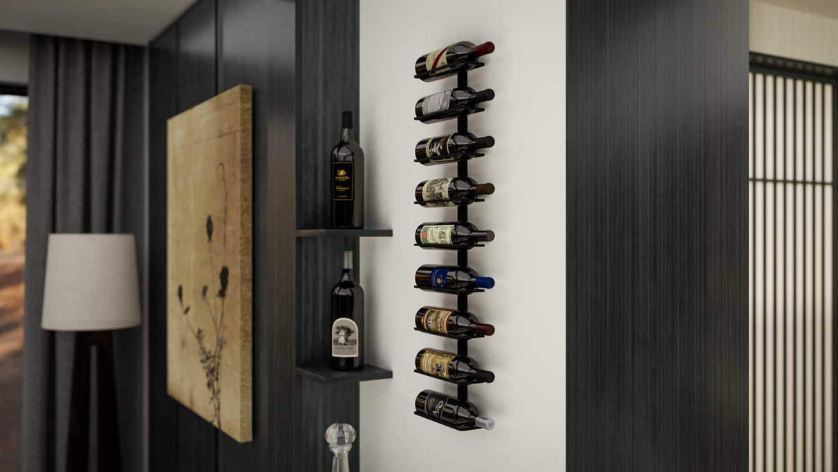 Ultra Wine Racks Max Reveal Label-Out Wall Rails Metal Wine Rack (1–4 ft) Wall Rails Wine Coolers Empire