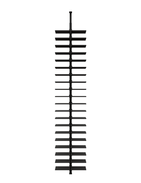 Ultra Wine Racks ST Minimalist 120 Bottles 2-Sided Display Wine Racks MS-BLK-2SD-3W-ST Wine Coolers Empire