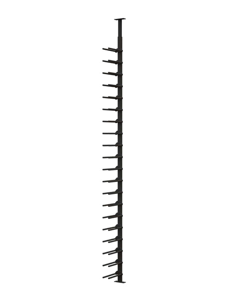 Ultra Wine Racks ST Minimalist 20 Bottles 1-Sided Display Wine Racks MS-BLK-1SD-1W-ST Wine Coolers Empire