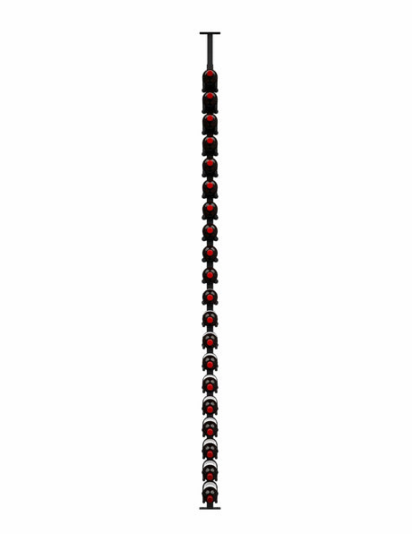 Ultra Wine Racks ST Minimalist 20 Bottles 1-Sided Display Wine Racks MS-BLK-1SD-1W-ST Wine Coolers Empire