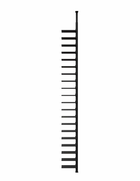 Ultra Wine Racks ST Minimalist 40 Bottles 1-Sided Display Wine Racks MS-BLK-1SD-2W-ST Wine Coolers Empire
