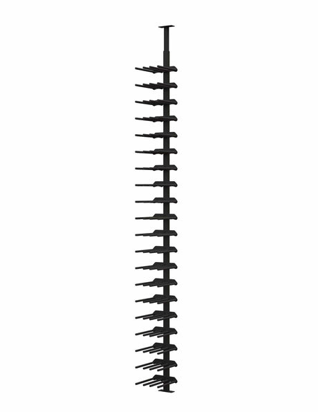 Ultra Wine Racks ST Minimalist 40 Bottles 1-Sided Display Wine Racks MS-BLK-1SD-2W-ST Wine Coolers Empire