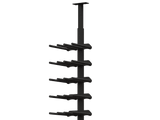 Ultra Wine Racks ST Minimalist 40 Bottles 2-Sided Display Wine Racks MS-BLK-2SD-1W-ST Wine Coolers Empire