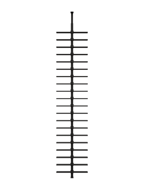 Ultra Wine Racks ST Minimalist 40 Bottles 2-Sided Display Wine Racks MS-BLK-2SD-1W-ST Wine Coolers Empire