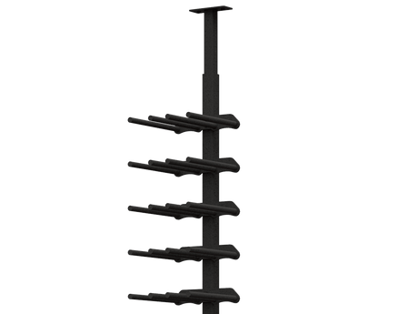 Ultra Wine Racks ST Minimalist 80 Bottles 2-Sided Display Wine Racks MS-BLK-2SD-2W-ST Wine Coolers Empire