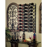 Ultra Wine Racks Straight Wall Rails - 1FT Metal Wine Racks (3 Bottles) Wall Rails PEG-1FT-BLK Wine Coolers Empire