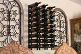 Ultra Wine Racks Straight Wall Rails - 2FT Metal Wine Racks (6 Bottles) Wall Rails PEG-2FT-BLK Wine Coolers Empire