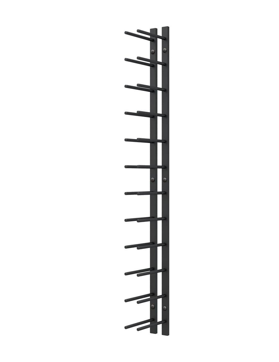 Ultra Wine Racks Straight Wall Rails - 4FT Metal Wine Racks (12 Bottles) Wall Rails PEG-4FT-BLK Wine Coolers Empire