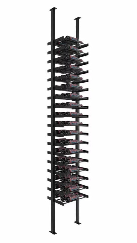 VintageView 54 Bottles Double Sided Wine Wall Post Kit Floor-to-Ceiling Wine Rack WW-FCP-KIT-1C-12 Wine Racks Wine Coolers Empire