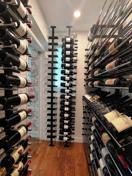 VintageView 80 bottles Double Depth Floating Wine Rack VP-FCP-KIT-22 Wine Racks Wine Coolers Empire