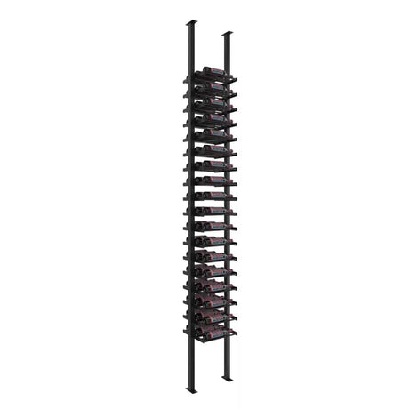 VintageView Evolution Low Profile Ultra Slim 54 Bottles Floor-to-Ceiling Wine Rack 10 1C LP-FCP-KIT-1C-3-K Wine Racks Wine Coolers Empire
