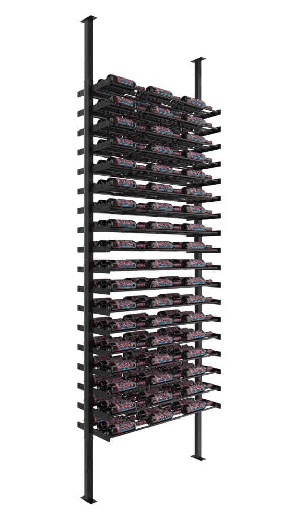 VintageView Evolution Wine Wall Post 10′ 3C Forward Wine Rack Kit 162 Bottles WW-FCP-KIT-12-K Wine Racks Wine Coolers Empire