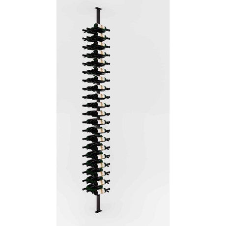 VintageView Vino Pins 60 Bottles Single,Double Floor-to-Ceiling Wine Rack System VP-FCP-KIT-12 Wine Racks Wine Coolers Empire