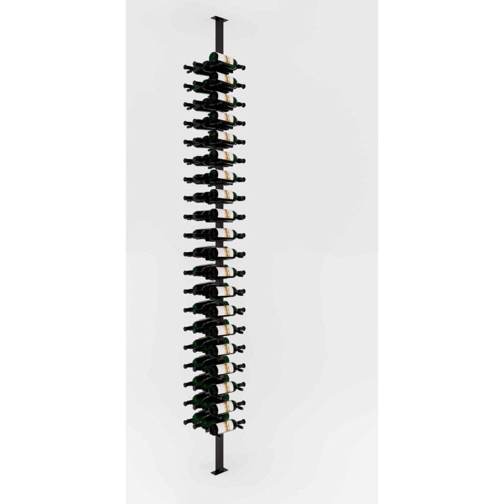 VintageView Vino Pins 60 Bottles Single,Double Floor-to-Ceiling Wine Rack System VP-FCP-KIT-12 Wine Racks Wine Coolers Empire