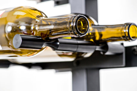 VintageView Vino Series Pins 40 bottles Floating Wine Rack Frame Kit,Single Sided Floor-to-Ceiling VP-FCP-KIT-2 Wine Racks Wine Coolers Empire