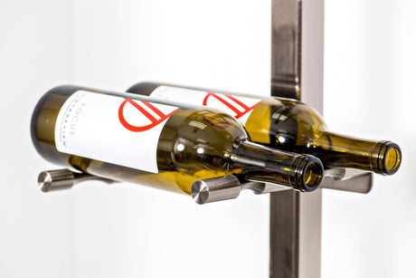 VintageView Vino Series Pins 40 bottles Floating Wine Rack Frame Kit,Single Sided Floor-to-Ceiling VP-FCP-KIT-2 Wine Racks Wine Coolers Empire