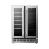 Vitara 24" Side By Side Wine-Beverage Center VBWC4002SB Wine/Beverage Coolers Combo VBWC4002SB Wine Coolers Empire