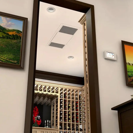 WhisperKOOL Ceiling Mount 8000 Ductless Split System Wine Cellar Units S-WKCM8000-AV Wine Coolers Empire