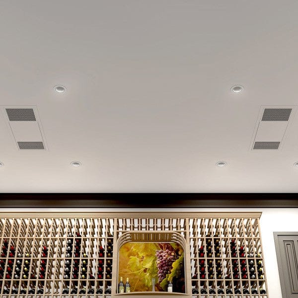 WhisperKOOL Ceiling Mount Twin 12000 Ductless Split System 220V High Efficiency Wine Coolers Empire