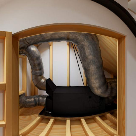 WhisperKOOL Extreme 8000tiR Ducted Cooling Unit Wine Cellar Units U-WK-EX8000TiRFD-115 Wine Coolers Empire