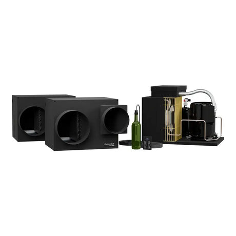 WhisperKOOL Platinum Split Twin Ducted Cooling System Wine Cellar Units S-WKPS9000-000-FDCW Wine Coolers Empire
